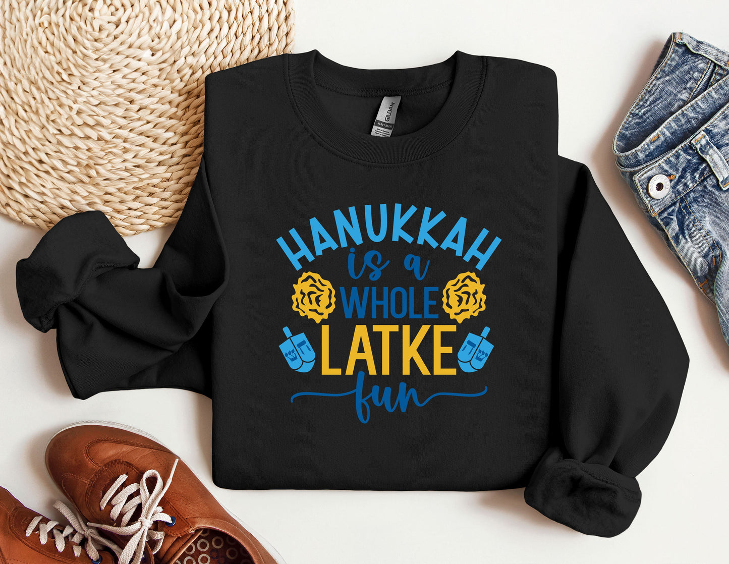 Happy Hanukkah Sweatshirt, Jewish Sweatshirt, Holiday Hanukkah Hoodie, Hanukkah Sweatshirt, Jewish Saying Hoodie, Holiday Sweatshirt