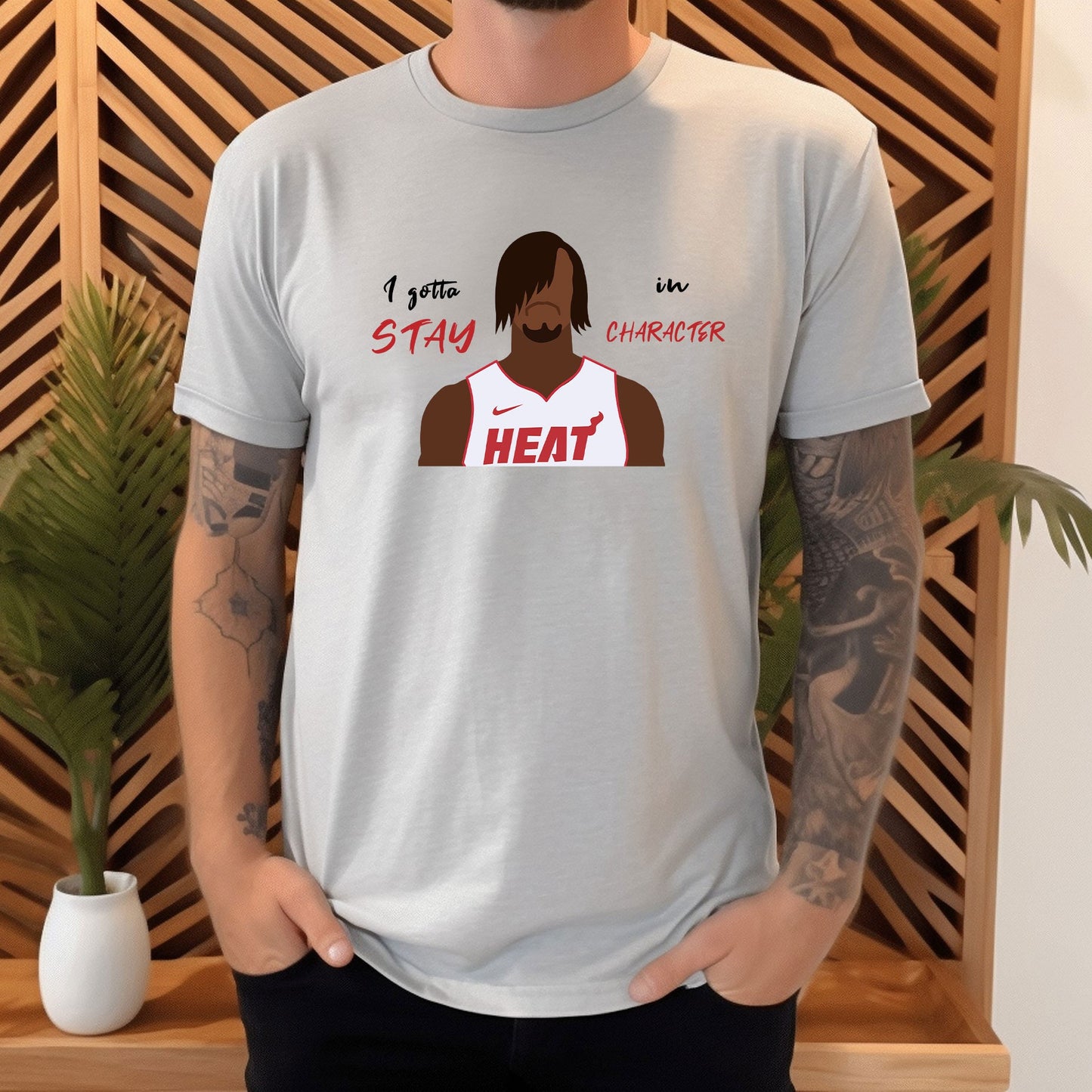 I Gotta Stay In Character Shirt, Jimmy Butler Shirt, Match Day T-Shirt, Gift Tee, Matching Shirt, Matching NBA Shirt, Miami Heat Tee