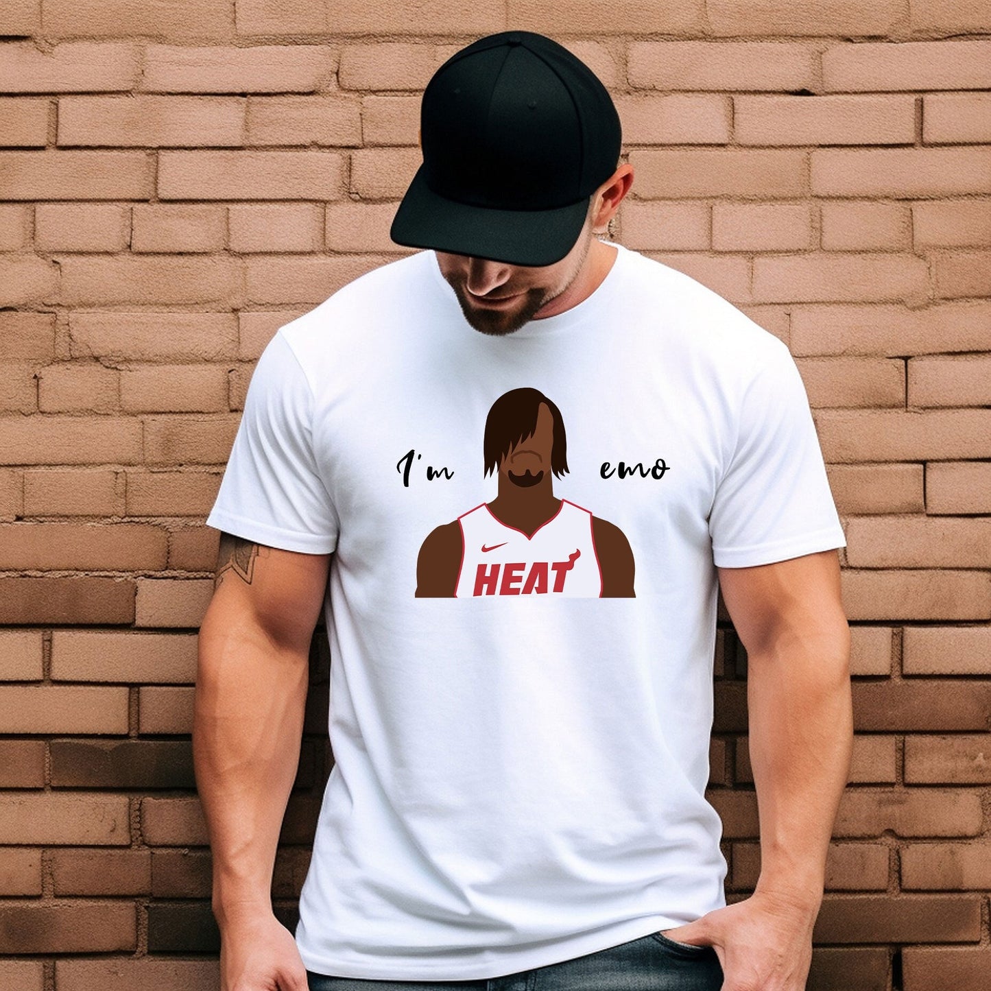 I'm Emo Shirt, Jimmy Butler Shirt, Match Day T-Shirt, Gift Tee, Matching Shirt, Matching NBA Shirt, Miami Heat Tee