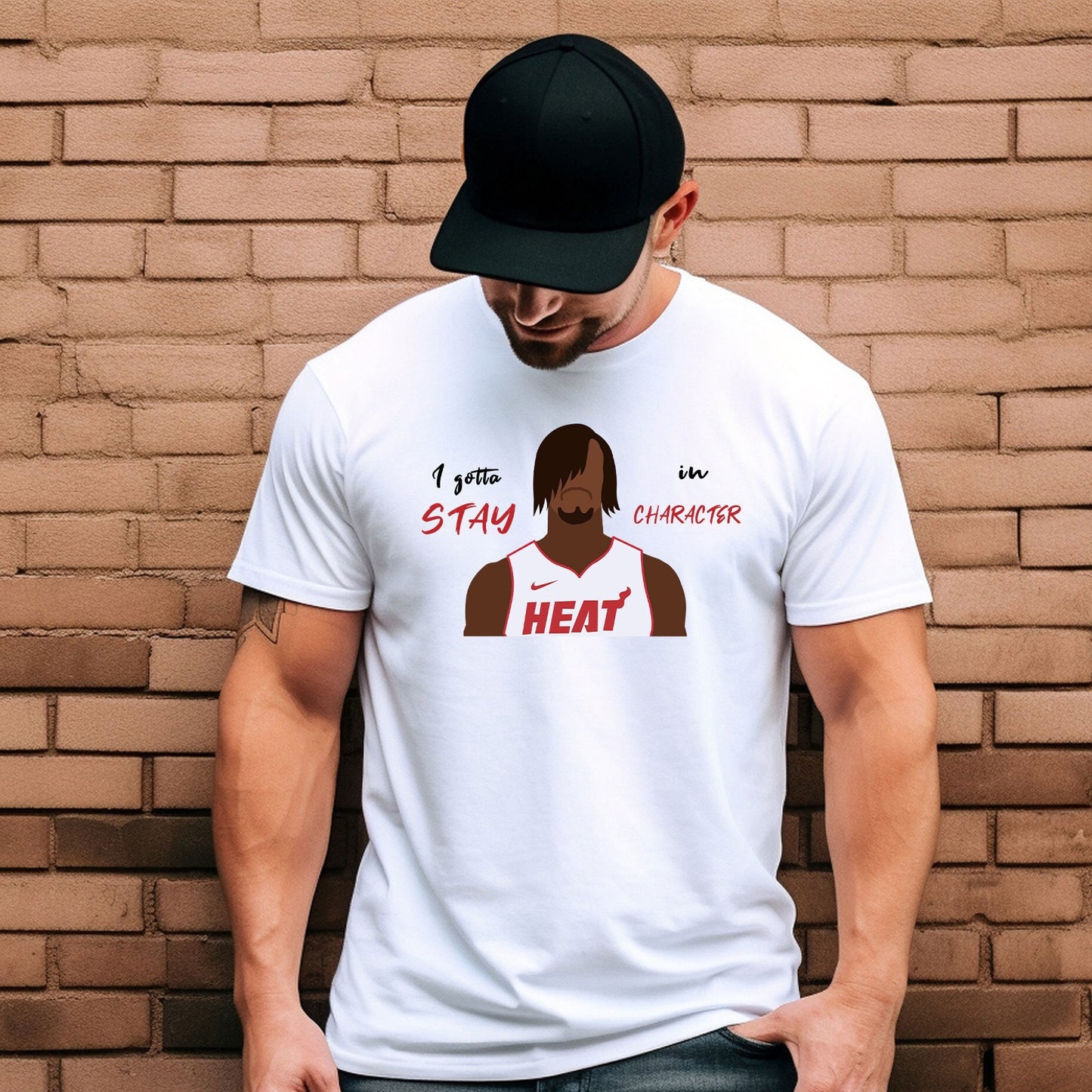 I Gotta Stay In Character Shirt, Jimmy Butler Shirt, Match Day T-Shirt, Gift Tee, Matching Shirt, Matching NBA Shirt, Miami Heat TeeI