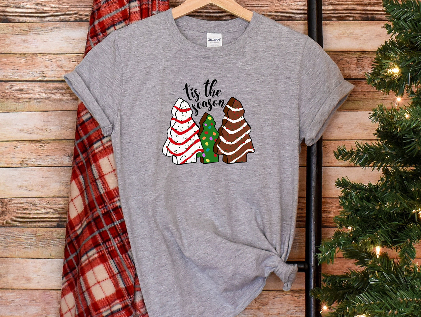 a t - shirt that says it's the best time to decorate a christmas