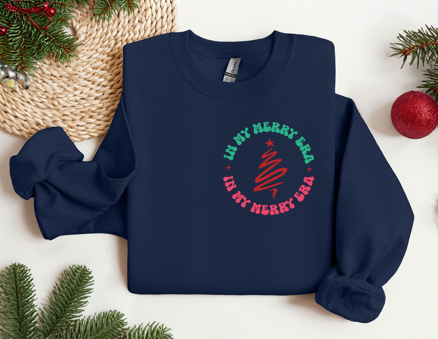 a blue sweatshirt with the words, my heart tea isn't very tea