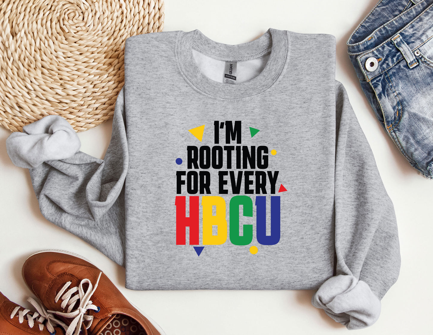 a sweater that says i'm rooting for every hbcu