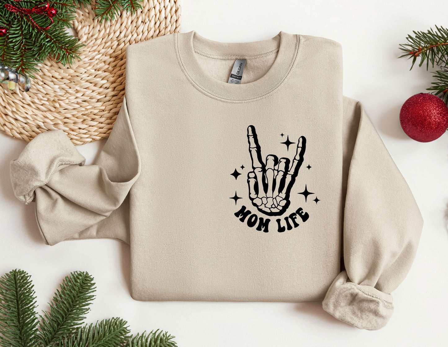 a sweater with a peace sign on it