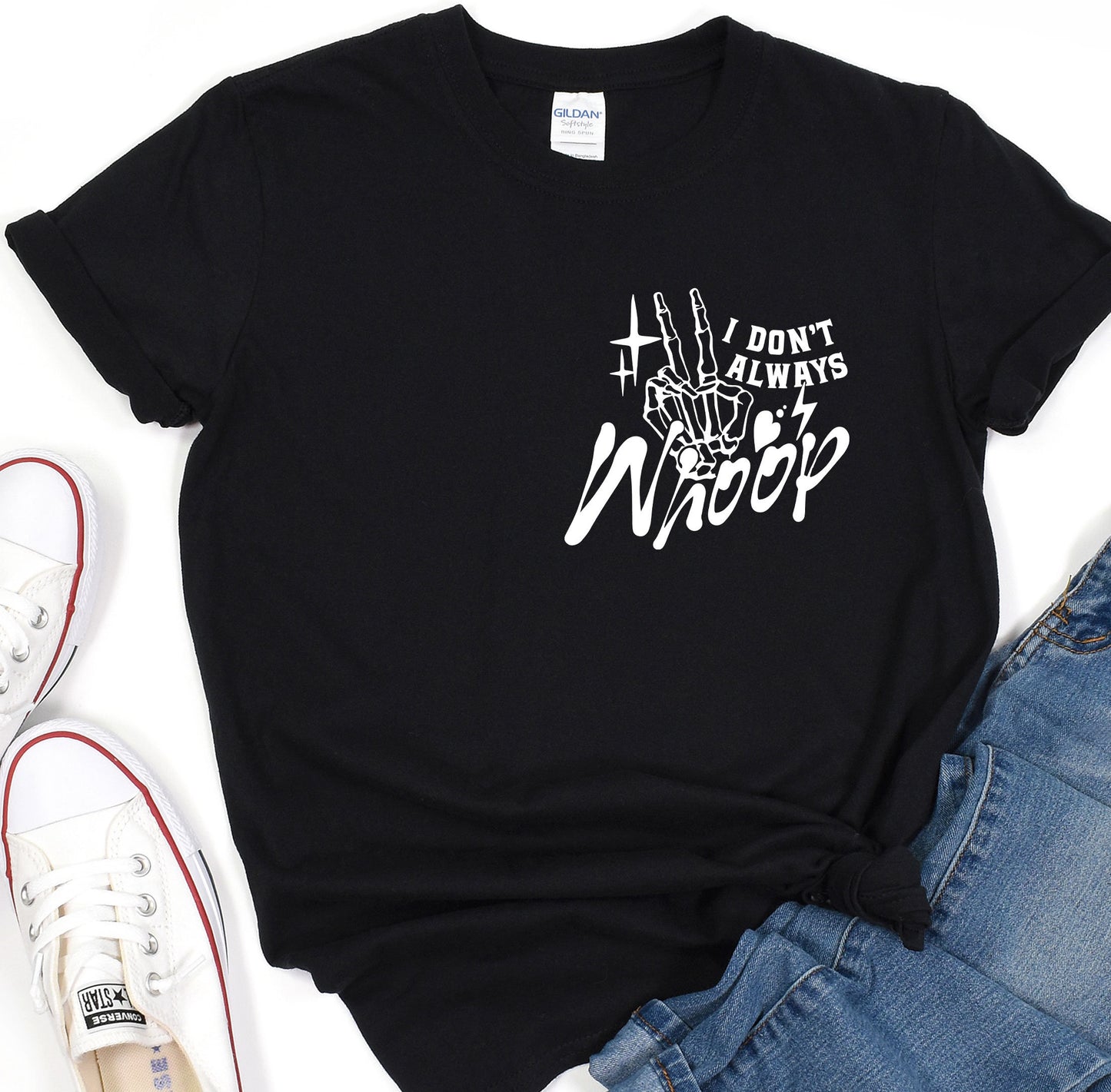 a t - shirt that says don't always drop