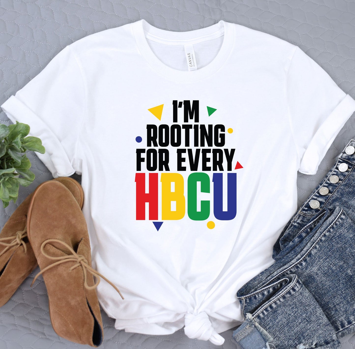 a t - shirt that says i'm rooting for every hbcu