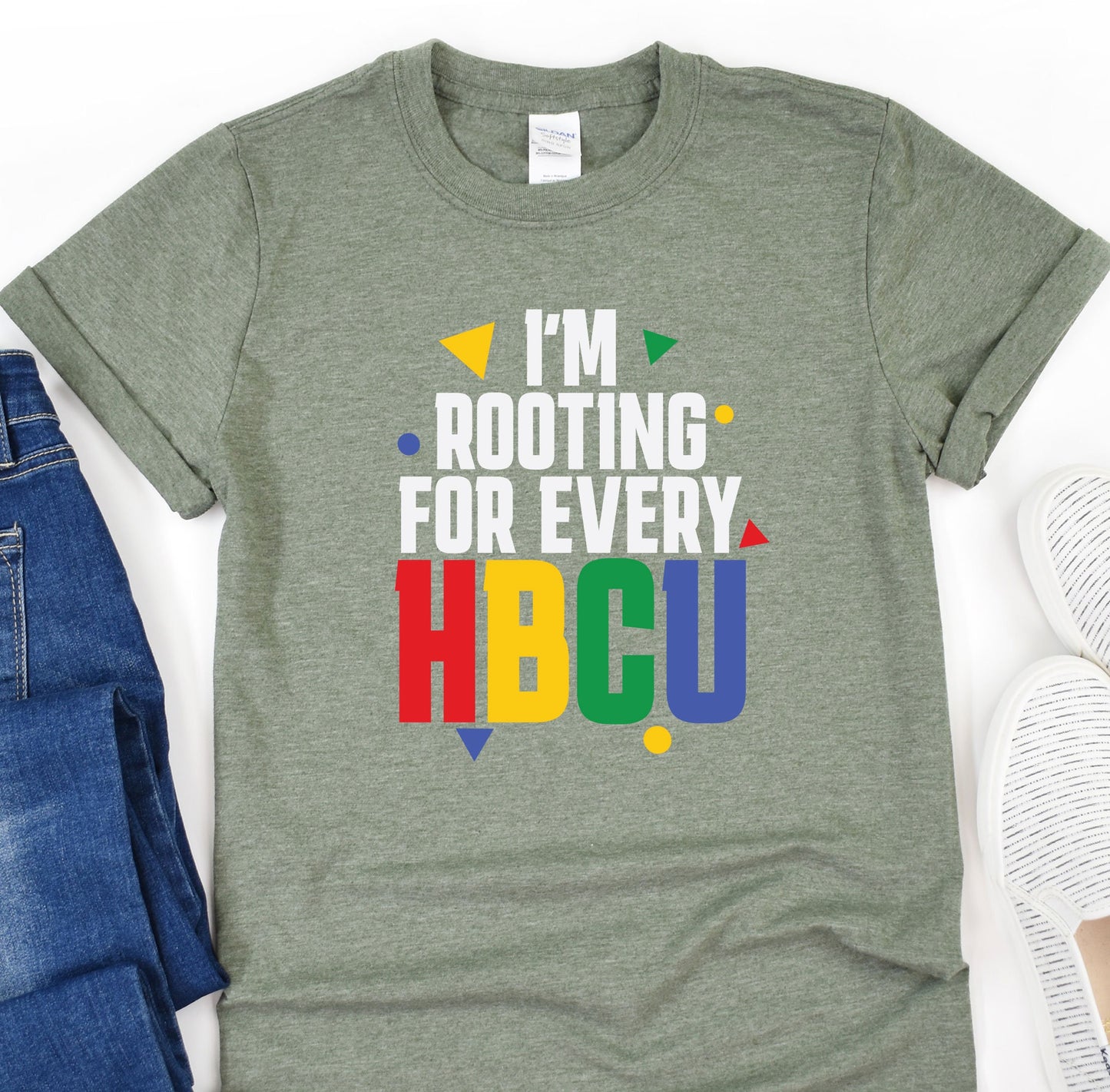 a t - shirt that says i'm rooting for every hbcu