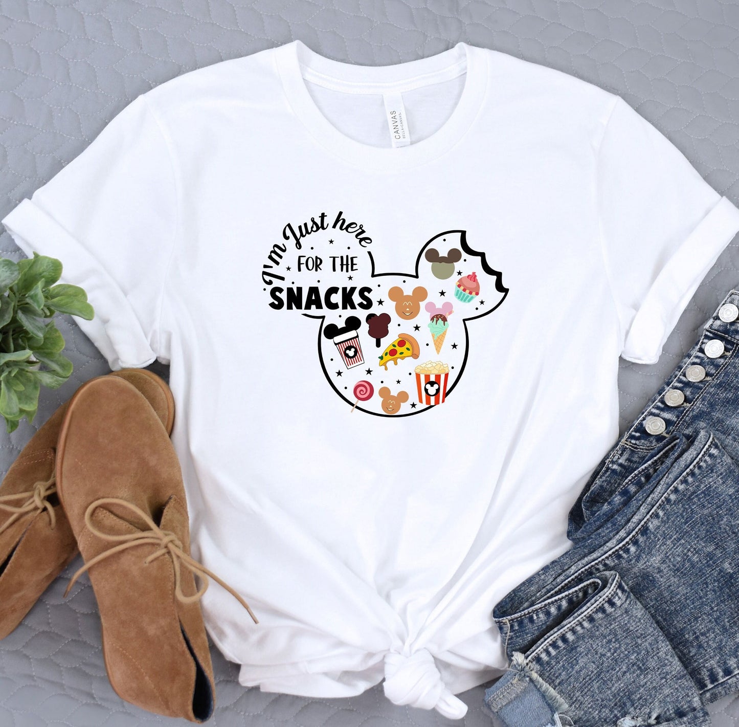 I'm Here For The Snacks, I am Here For The Drinks, Family Shirt, Disney Food Beer Shirts, Disneyland Shirts, Disneyworld Vacation T-shirt