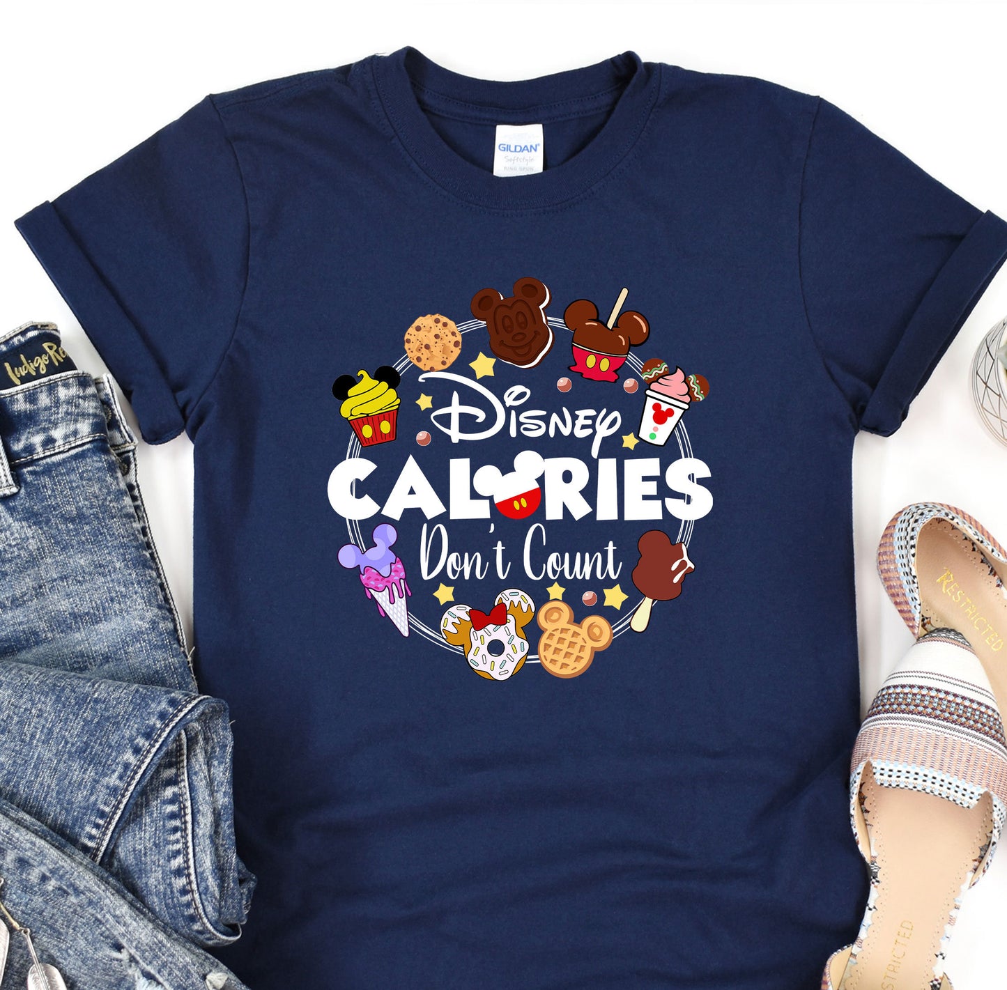 a t - shirt that says calories don't count