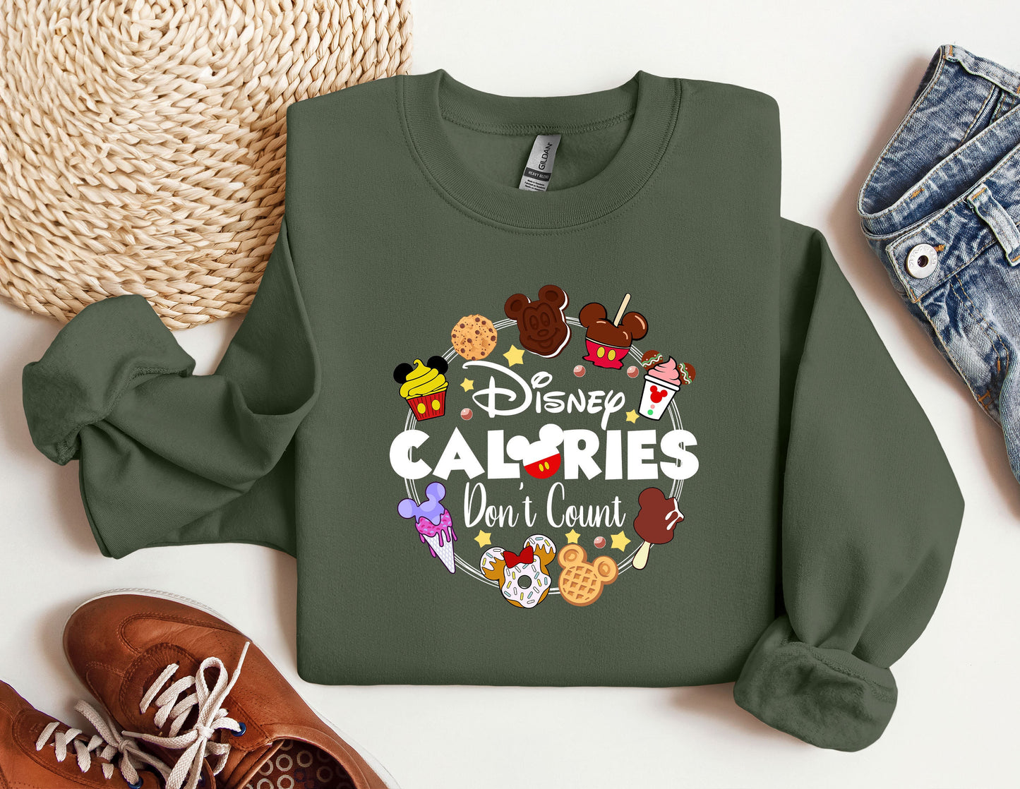 a sweatshirt that says calories don't count