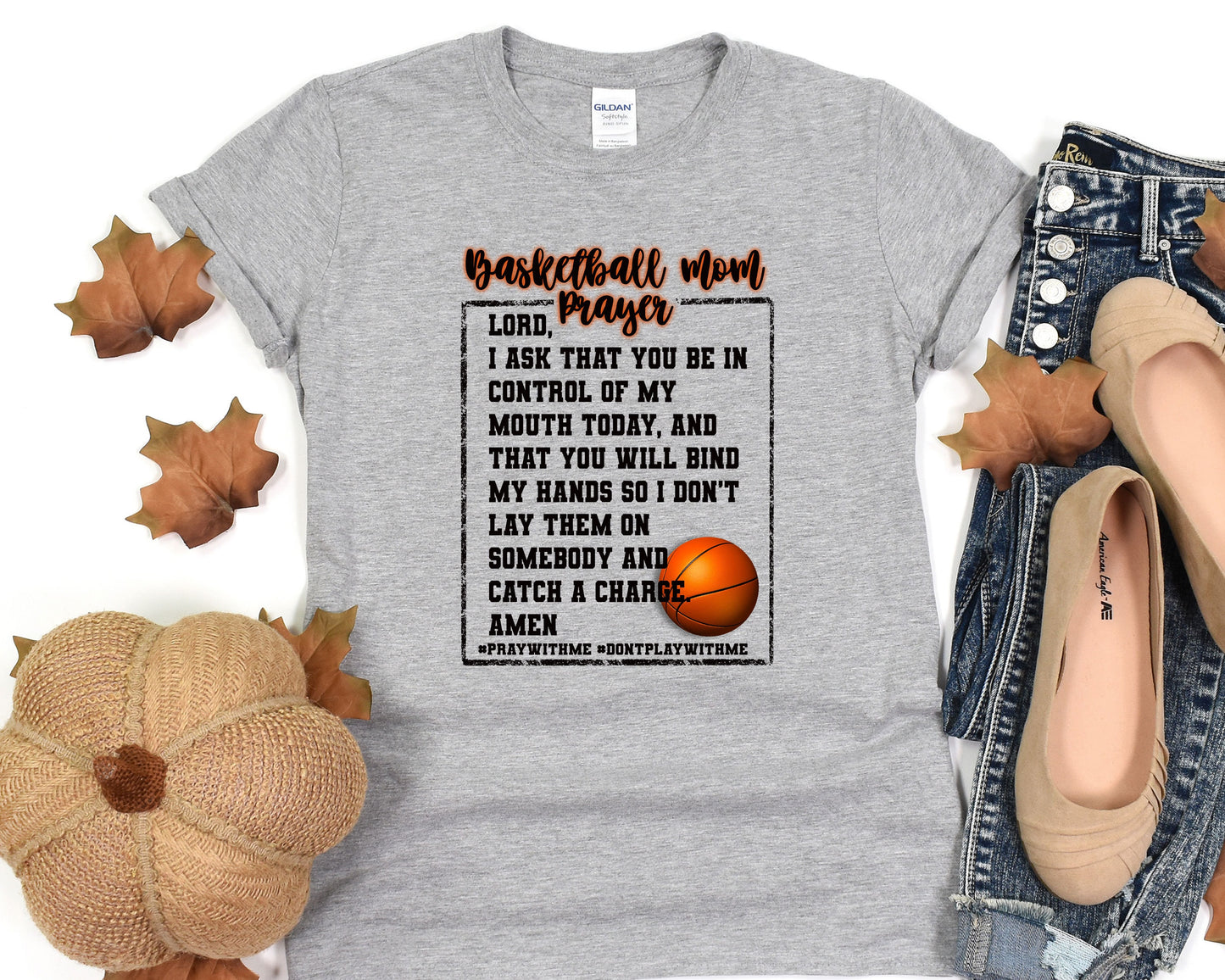 a t - shirt with a basketball mom poem on it