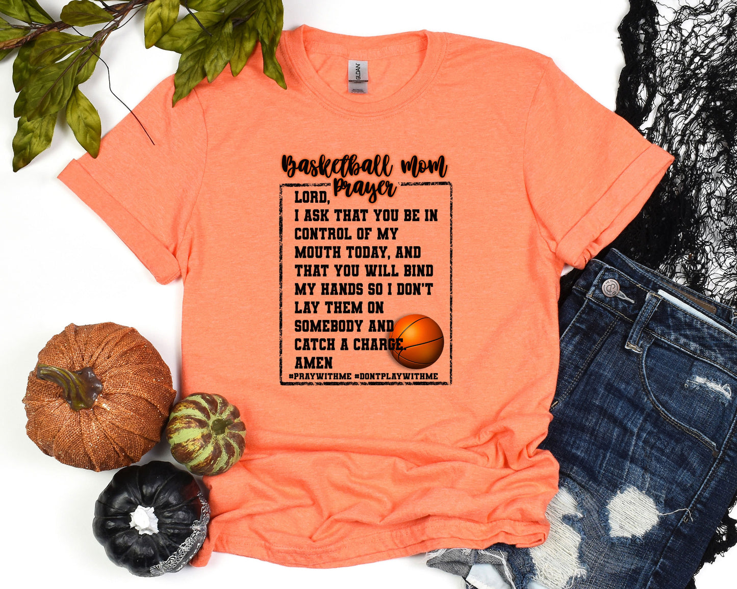 a t - shirt that says basketball mom i like that you're in control