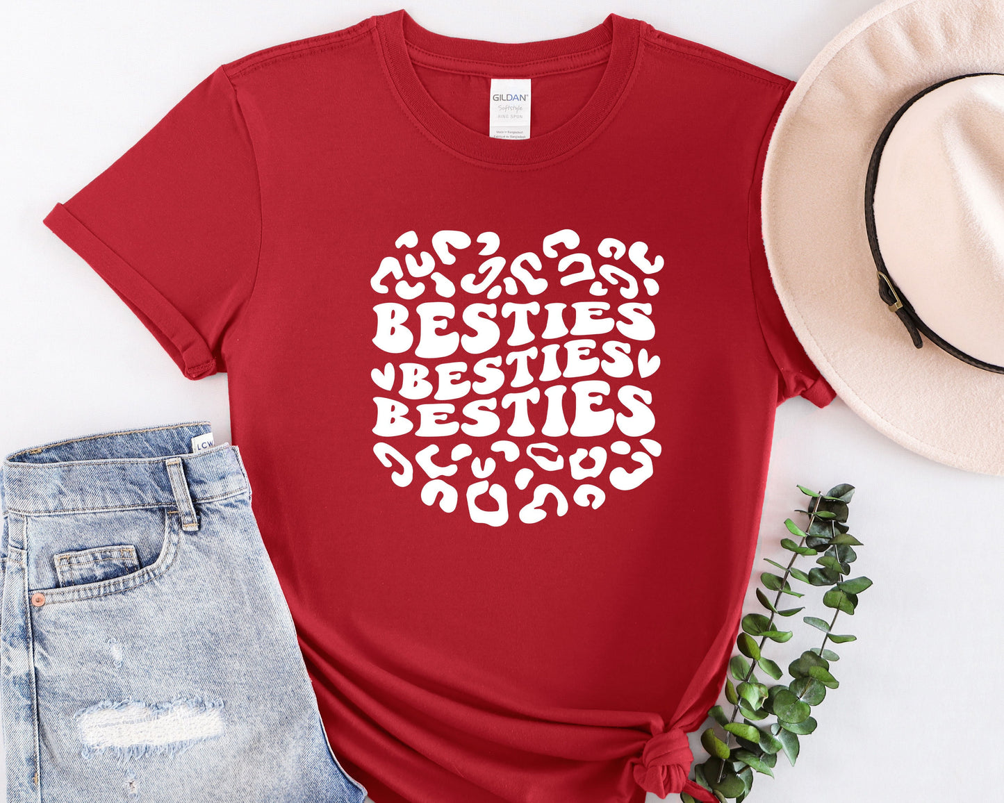 Besties T-shirt, Best Friend Gift, Girl's Besties Shirt, BFF Gifts For Women, Best Friend Birthday Gift, Girls Matching Shirt, Bff Tee