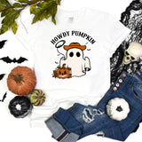 Howdy Pumpkin Country Shirt, Cowboy Ghost Tshirt, Western Halloween Shirt, Cute Spooky Shirt, Cowgirl Halloween, Halloween pumpkin Tee