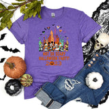 Disney World not so scary 2023 Tee, Minnie Halloween party shirt, Mickey friends Halloween Tee, Disney Castle T-Shirt, Disney Halloween Tee