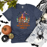 Disney World not so scary 2023 Tee, Minnie Halloween party shirt, Mickey friends Halloween Tee, Disney Castle T-Shirt, Disney Halloween Tee