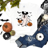 Disney Mickey Ghost Halloween Shirt, Retro Mickey Spooky Season Shirt, Halloween Pumpkin Shirt, Mickey Boo Tee, Mickey Pumpkin T-Shirt