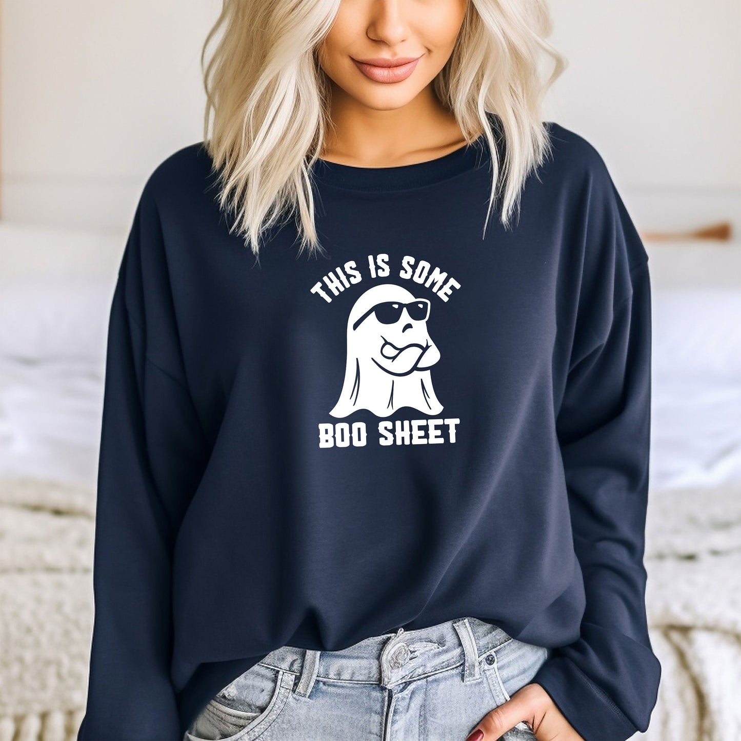 Boo Sheet Funny Halloween Ghost Sweat, This Is Some Boo Sheet Sweatshirt, Halloween shirt, Boo Sheet Funny Ghost Hoodie, Spooky Season