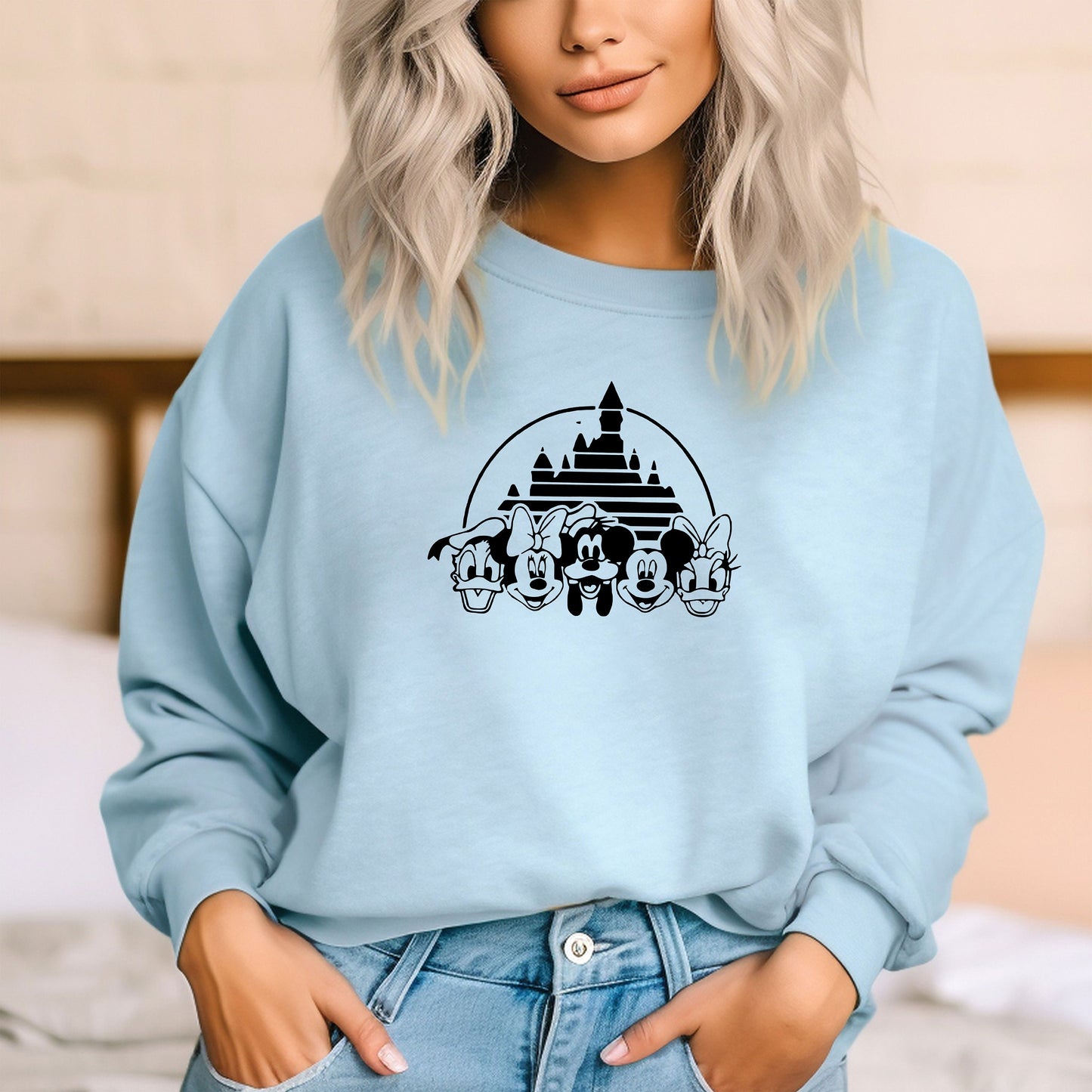 Disneyland Tour  Sweatshirt, Disneyland Castle Sweatshirt, Mickey and Friends Hoodie, Disneyland Castle Gift, Disney Mickey and Friends