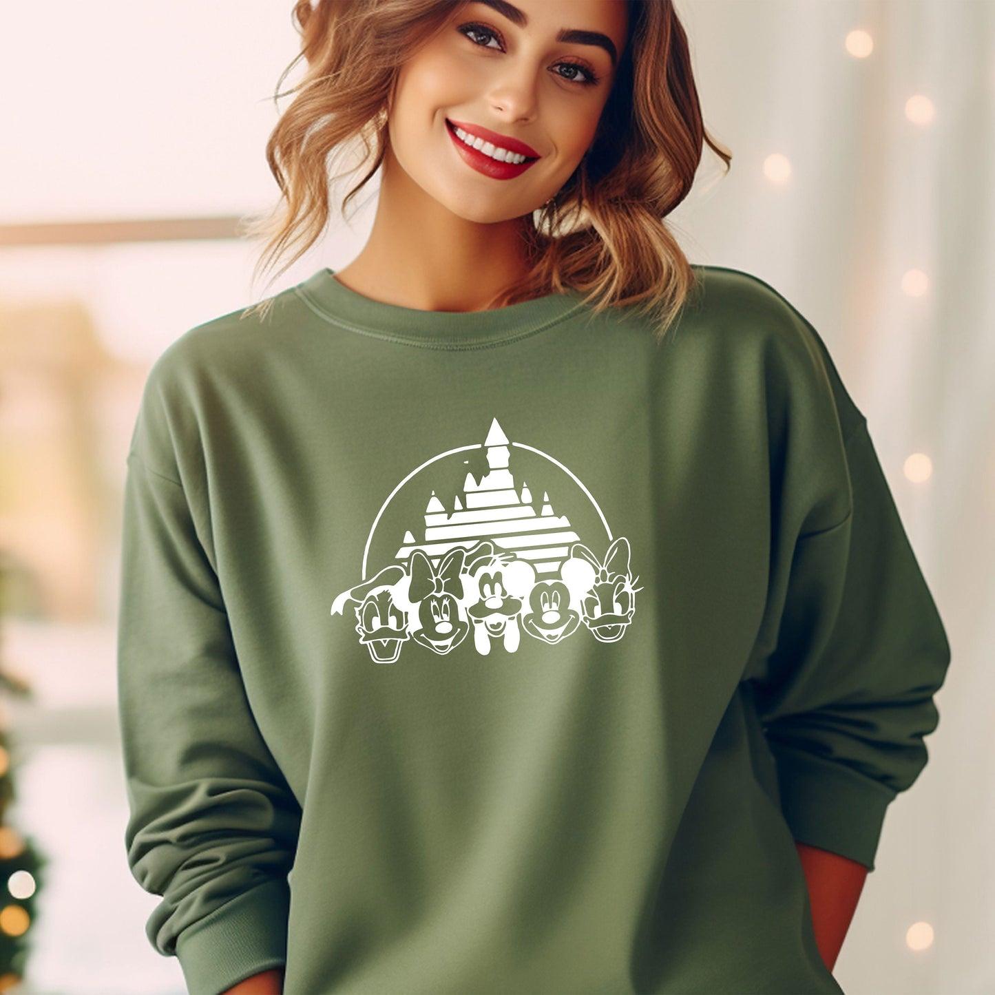 Disneyland Tour  Sweatshirt, Disneyland Castle Sweatshirt, Mickey and Friends Hoodie, Disneyland Castle Gift, Disney Mickey and Friends