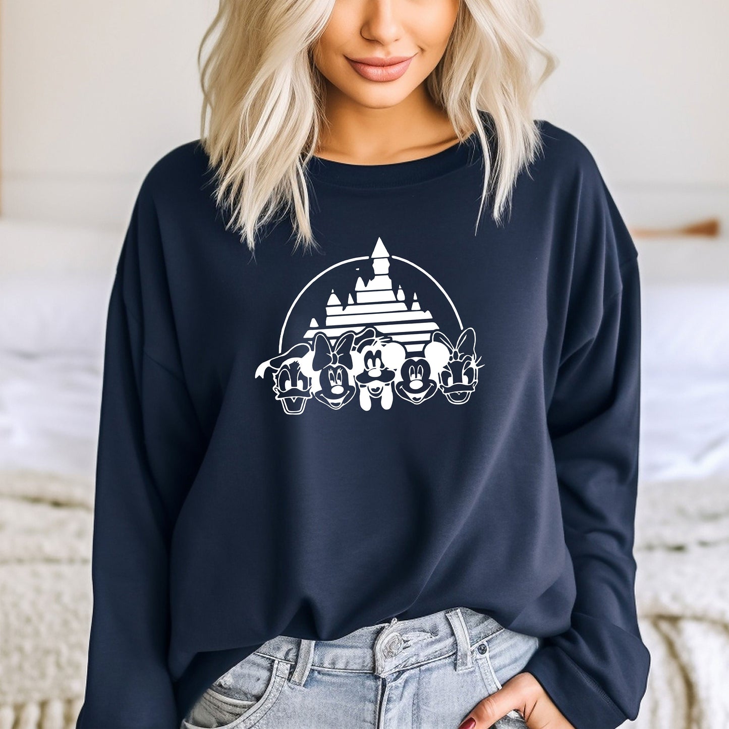 Disneyland Tour  Sweatshirt, Disneyland Castle Sweatshirt, Mickey and Friends Hoodie, Disneyland Castle Gift, Disney Mickey and Friends