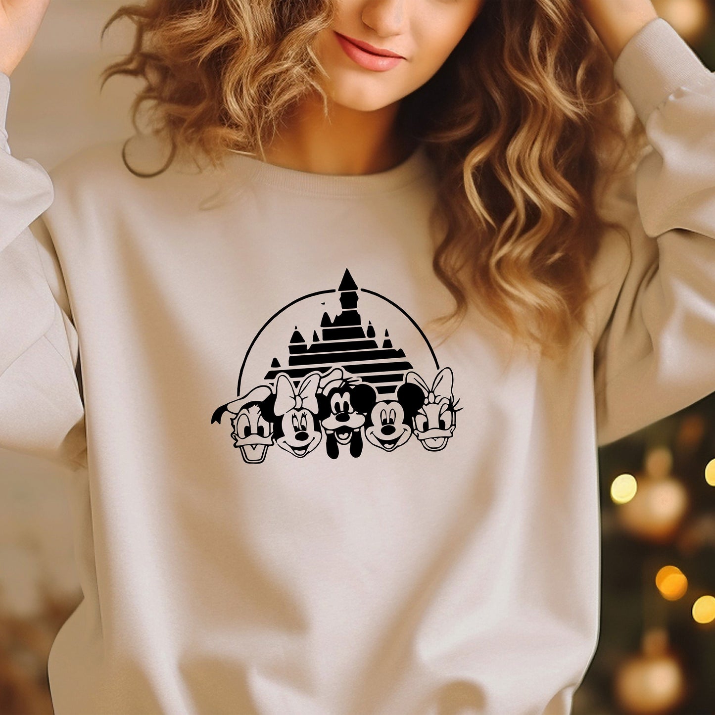 Disneyland Tour  Sweatshirt, Disneyland Castle Sweatshirt, Mickey and Friends Hoodie, Disneyland Castle Gift, Disney Mickey and Friends