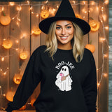 Halloween Ghost Boo Jee Sweatshirt, Boo Shirt, Spooky Ghost Hoodie, Spooky Season Ghost Sweater, Spooky Vibes Sweat, Halloween Gifts