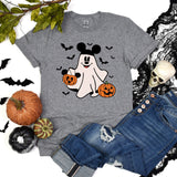 Disney Mickey Ghost Halloween Shirt, Retro Mickey Spooky Season Shirt, Halloween Pumpkin Shirt, Mickey Boo Tee, Mickey Pumpkin T-Shirt