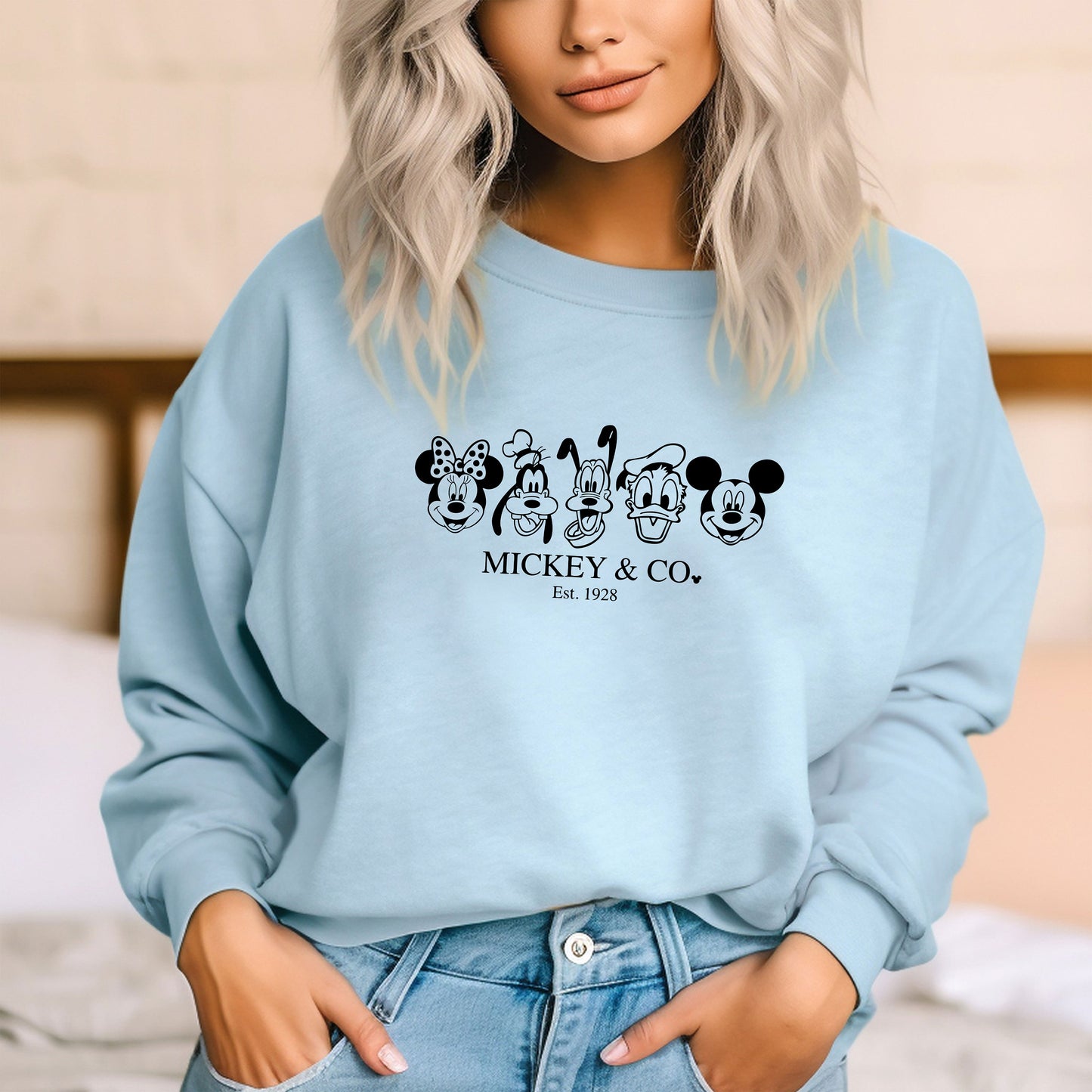 Mickey & Co sweatshirt, Unisex Sweatshirt, Disney hoodie, Disney Friends Shirt, Mickey And Friends Shirt, Disney Group Shirt