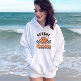 Cutest Pumpkin in the patch Sweatshirt, Cutest Pumpkin Race Shirt, Thanksgiving Shirt, Vintage Halloween Hoodie, Pumpkin Farm Sweatshirt