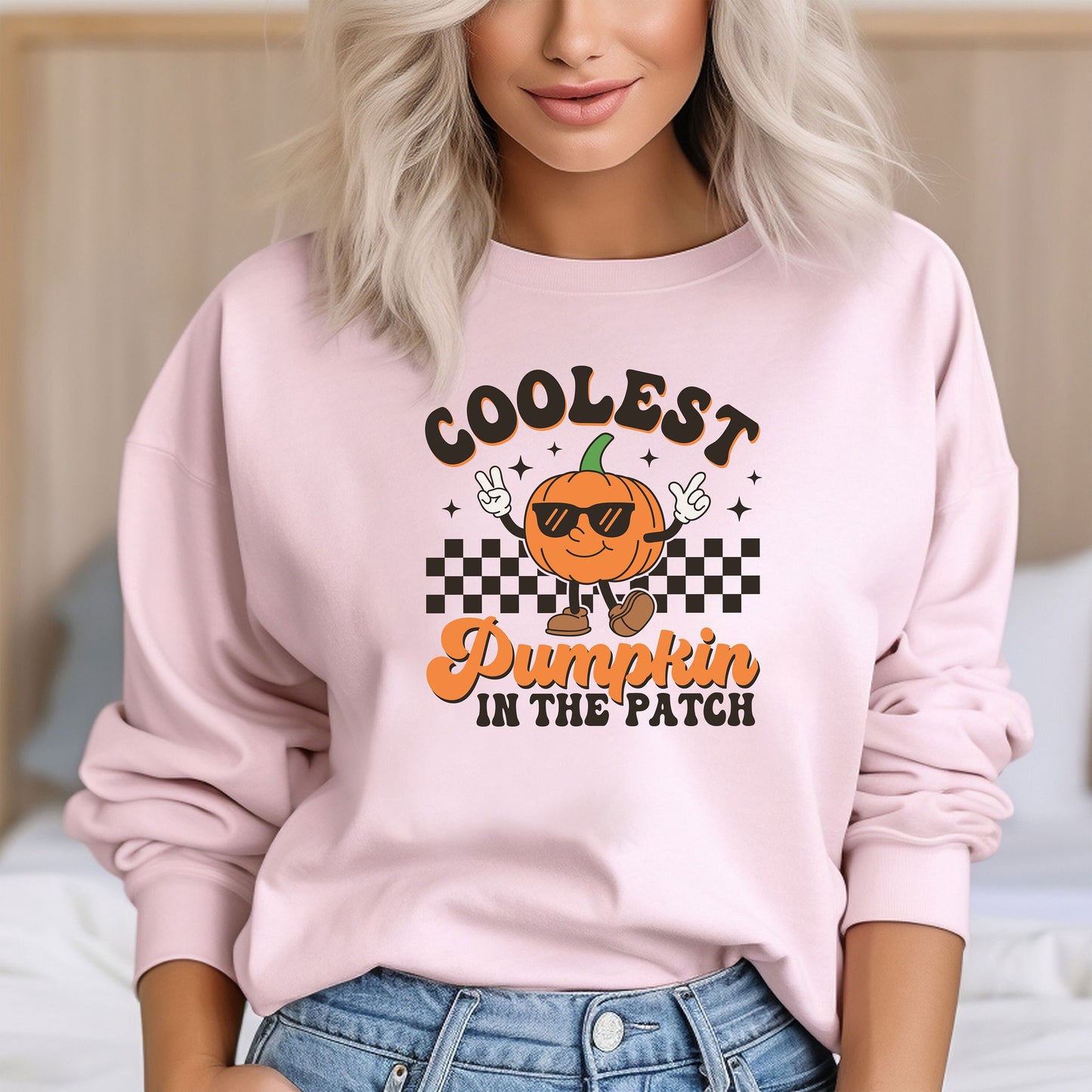 Coolest Pumpkin in the patch Sweatshirt, Coolest Pumpkin Race Shirt, Thanksgiving Shirt, Vintage Halloween Hoodie, Pumpkin Farm Sweatshirt