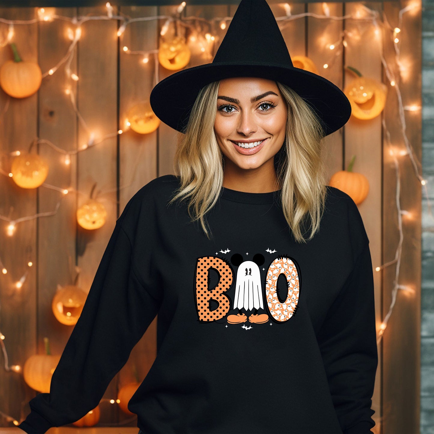 Disney Mickey Halloween Boo Sweatshirt, The Most Magical Place Sweat, Fall Best Day Hoodie, Disney Gift Sweatshirt, Mickey Ghost Hoodie