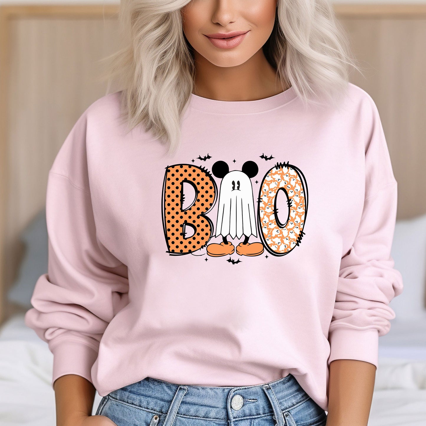 Disney Mickey Halloween Boo Sweatshirt, The Most Magical Place Sweat, Fall Best Day Hoodie, Disney Gift Sweatshirt, Mickey Ghost Hoodie