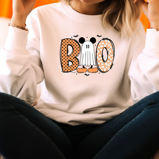 Disney Mickey Halloween Boo Sweatshirt, The Most Magical Place Sweat, Fall Best Day Hoodie, Disney Gift Sweatshirt, Mickey Ghost Hoodie