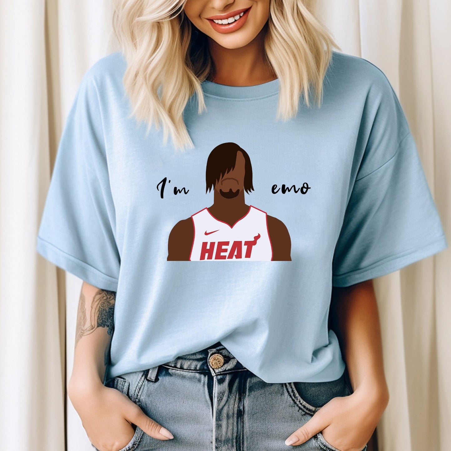 I'm Emo Shirt, Jimmy Butler Shirt, Match Day T-Shirt, Gift Tee, Matching Shirt, Matching NBA Shirt, Miami Heat Tee