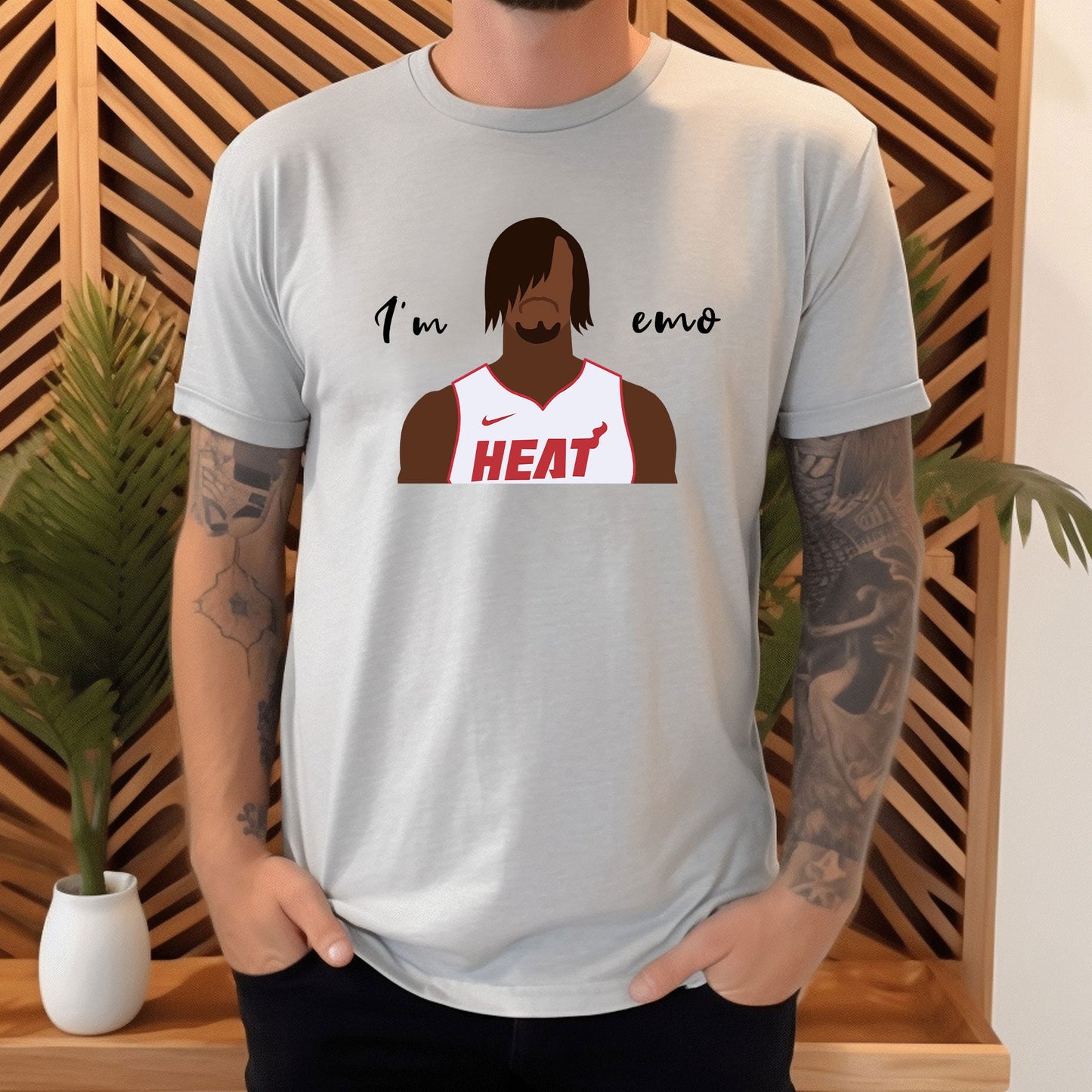 I'm Emo Shirt, Jimmy Butler Shirt, Match Day T-Shirt, Gift Tee, Matching Shirt, Matching NBA Shirt, Miami Heat Tee