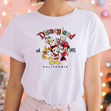 Disneyland Est 1955 California T-Shirt, Vintage Disneyland Shirt, Happiest Place On Earth Shirt, Vintage Disney Shirts, Retro Disney Tee