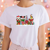 Vintage Mickey And Friend Christmas T-Shirt, Disney Ears Christmas Shirt, Disney Trip Shirt, Disney Family Christmas Tee, Walt Disney World