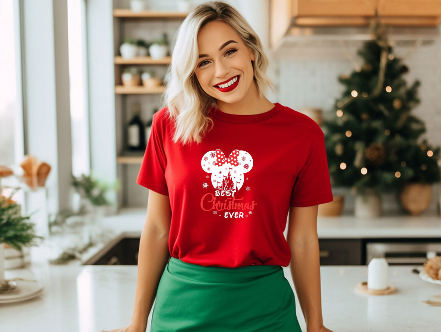 Disney Best Christmas Ever T-Shirt, Best Christmas Ever Gift, Minnie Xmas 2023 Shirt, Custom Xmas Tee, Disney Christmas Family Tee