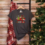 Comfort Custom Just A Girl Who Loves Christmas T-Shirt, Women's Christmas Shirt, Christmas Gift, Christmas Lover Shirt, Holiday Tee
