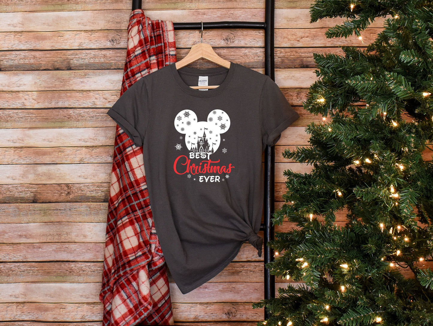 Disney Best Christmas Ever T-Shirt, Best Christmas Ever Gift, Mickey Xmas 2023 Shirt, Custom Xmas Tee, Disney Christmas Family shirt