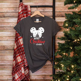Disney Best Christmas Ever T-Shirt, Best Christmas Ever Gift, Mickey Xmas 2023 Shirt, Custom Xmas Tee, Disney Christmas Family shirt