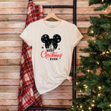 Disney Best Christmas Ever T-Shirt, Best Christmas Ever Gift, Mickey Xmas 2023 Shirt, Custom Xmas Tee, Disney Christmas Family shirt