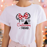 Christmas Squad T-Shirt, Disney Christmas Tee, Minnie Christmas Shirt, Xmas Squad Shirt, Disney Holiday Shirt, Xmas Family Gift Tee