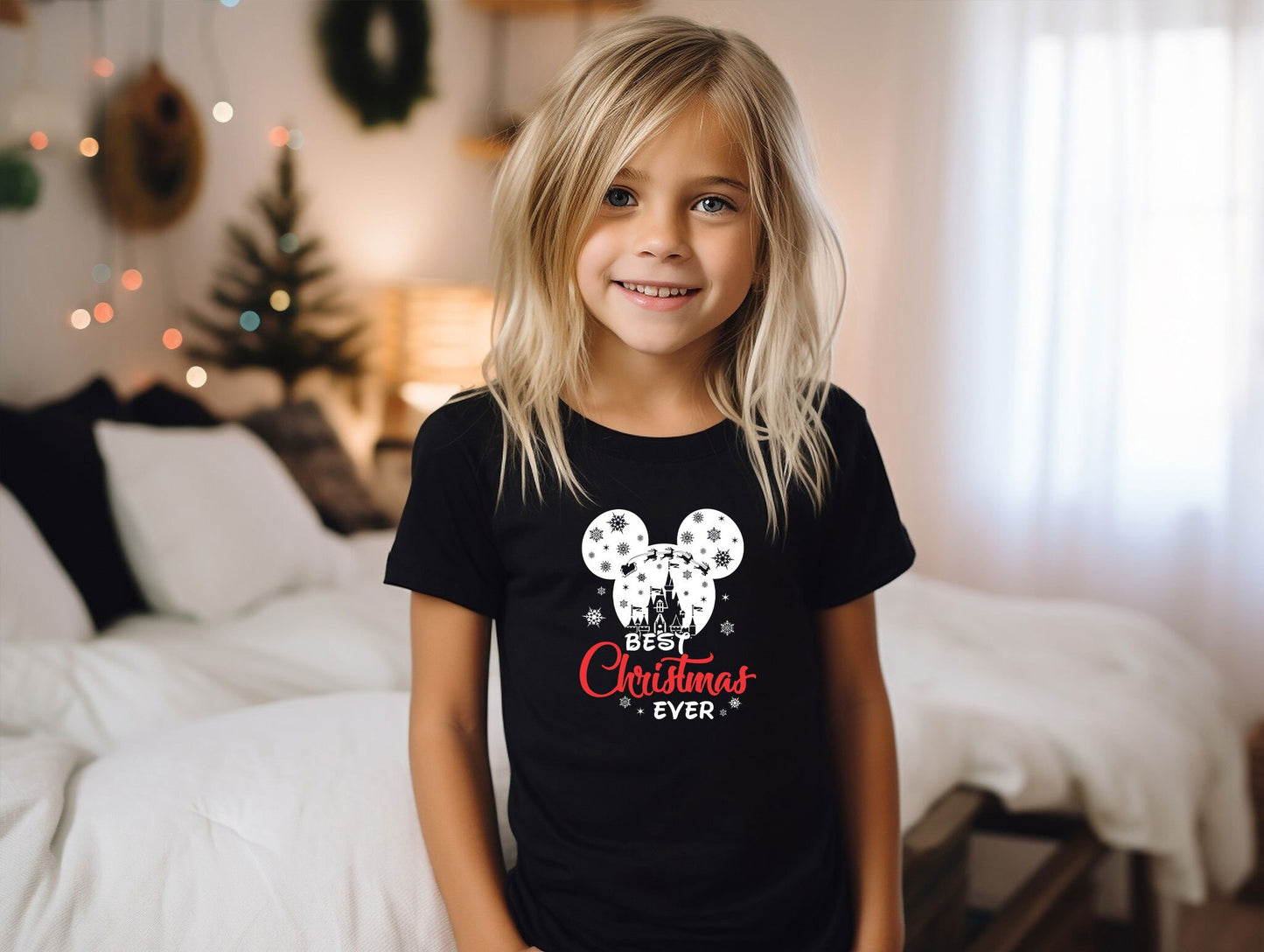 Best Christmas Ever shirt, Disney Christmas 2023 shirt, Christmas Disney Group T-Shirts, Disneyland Family shirts, Mickey Ear Christmas Tee