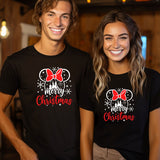 Disney Merry Christmas T-Shirt, Minnie Christmas Shirt, Disney Christmas Shirt, Disney Matching Family Tee, Christmas Disney Couple Shirt