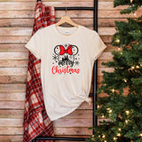 Disney Merry Christmas T-Shirt, Minnie Christmas Shirt, Disney Christmas Shirt, Disney Matching Family Tee, Christmas Disney Couple Shirt