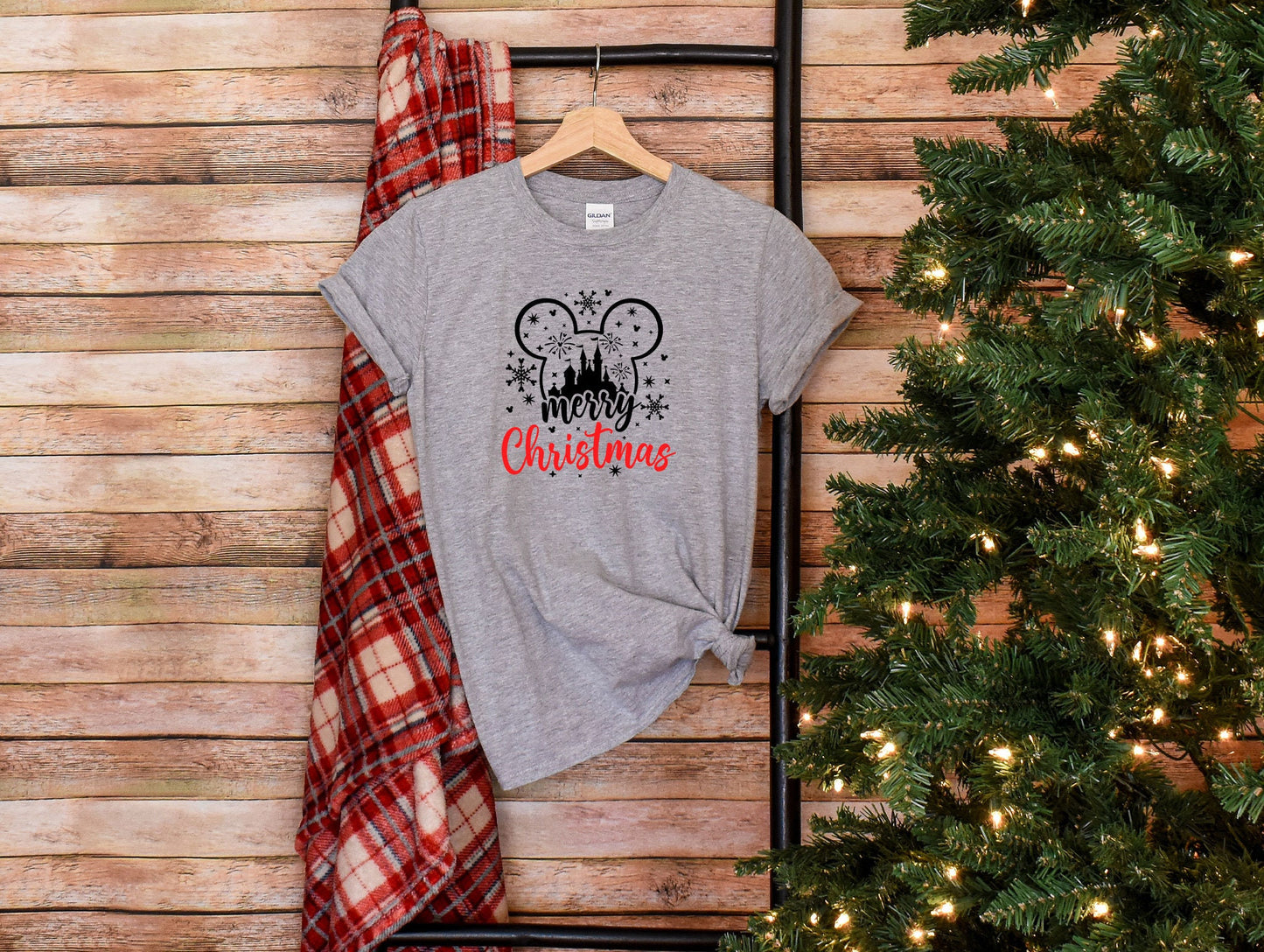 Disney Merry Christmas T-Shirt, Mickey Christmas Shirt, Disney Christmas Shirt, Disney Matching Family Tee, Christmas Disney Couple Shirt