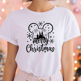 Disney Merry Christmas T-Shirt, Mickey Christmas Shirt, Disney Christmas Shirt, Disney Matching Family Tee, Christmas Disney Couple Shirt