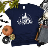 Disney Castle Silhouette T-Shirt, Disney Halloween Shirt, Disney Shirt, Halloween Castle Shirt, Mickey Minnie and Friends, Matching Shirt